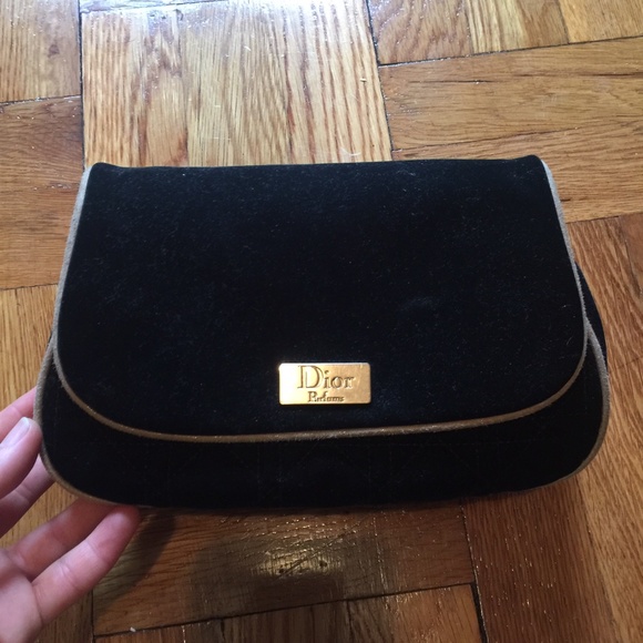 Authentic Dior velvet cosmetic bag - Picture 1 of 5